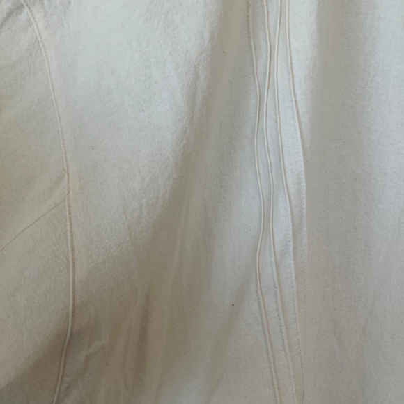 Medium weight cream, 5X button-down, short sleeve button down - Picture 7 of 13